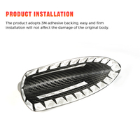 Antenne de type aileron de requin en fibre de carbone pour Toyota Yaris GR 2020-2024, accessoires de voiture en fibre de carbone, décoration extérieure