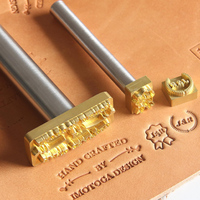 Embosseuse multifonction en laiton de qualité alimentaire avec logo personnalisé pour cuir, savon, cire, glace, biscuits et chocolat