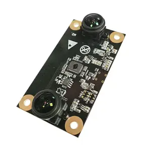 Módulo de câmera USB para digitalização 3D e aplicação de IA, lente dupla 720P com sincronização de quadro 1MP 2560*720 60FPS