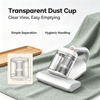 Nouveau Double coupe-poussière rouleau Portable ménage stérilisation lit aspirateur moteur sans brosse 8000min autonomie forte aspiration