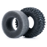 XJL-OEM M008749 Batterie RC pour garçons, 4 inserts en mousse de caoutchouc, pièces de mise à niveau pour mini-crawler RC tout-terrain 1/24, modèle de loisir
