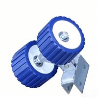 Rouleau de remorque de bateau en PE 110*75*20mm, capacité de charge 500kg, accessoires durables pour remorque de bateau
