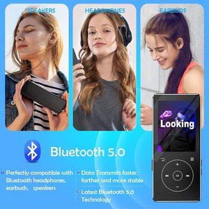 Nuovo Lettore MP3 Digitale Portatile con Pulsante Touch, Riproduttore Musicale <span class=keywords><strong>MP4</strong></span> Lossless da 32GB con Radio FM - Product Image 4