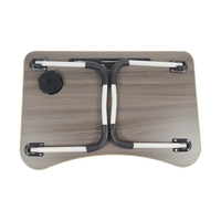 Table d'ordinateur portable pliante Portable bureau de lit debout support pour ordinateur portable support de lecture bureaux d'ordinateur travail Table d'ordinateur en bois