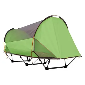 Manufacture Hunting self-driving off-the-ground tent Single spacious folding bed marching camping fishing