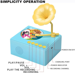 Machine d'histoires <span class=keywords><strong>audio</strong></span> pour enfants avec lecteur de cartes Lecteur de musique électronique et Story Machine - Product Image 5