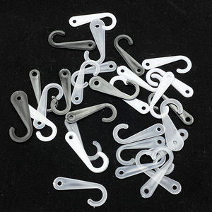 <b>Plastic</b> <b>Hooks</b> Question Mark <b>Hook</b> Transparent Garment Accessories Reusable <b>Hooks</b> For Towels Hats Socks Clothing Parts Wholesale - Product Image 1