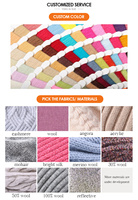 Nouvel accessoire de mode d'hiver unisexe en acrylique, jacquard dobby, imprimé crâne, style Halloween européen-américain, produit d'usine courant, transfrontalier