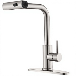 Robinet de cuisine/salle de bain monocommande à montage sur plan, haute qualité, en acier inoxydable 304, certifié CUPC, pour eau chaude et froide, avec capteur - Product Image 3
