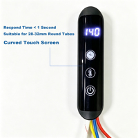 Sèche-serviettes intelligent avec thermostat, contrôle à distance via l'application Tuya WiFi, pour tubes de 25-32 mm, chauffe-serviettes électrique, interrupteur pour sèche-serviettes