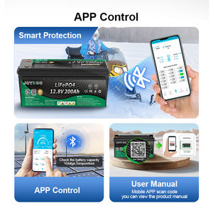 แบตเตอรี่ JOYKOO 12V200Ah 12.8V 200Ah 12V LFP LiFePO4 แบตเตอรี่ลิเธียมแบบชาร์จได้ พร้อมสต็อกในยุโรป แบตเตอรี่ LiFePO4 แบบ Deep Cycle - Product Image 4