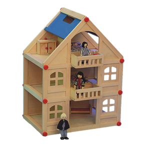 ANNA & BECK Set di Mobili Durevoli per <span class=keywords><strong>Casa</strong></span> delle Bambole Fai-da-Te, Accessori Educativi per Bambini <span class=keywords><strong>con</strong></span> Più Piani - Product Image 2