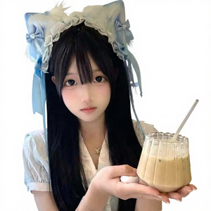 Bandeau pour cheveux avec oreilles de chat Sweet Lolita, nœud pour cheveux, barrette pour enfants - KC Beast Ear Looni Headdress - Product Image 1