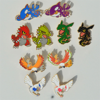 Broches de Metal Esmaltados de Anime al por Mayor, Lindas Decoraciones para Ropa y Bolsos