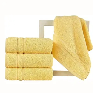 Kinsery Biologisch Afbreekbare Groothandel Populaire Handdoek Custom 100% Katoenen Strandhanddoeken