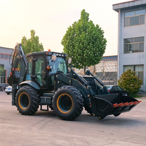 Rétrocaveuse 4x4 diesel d'origine chinoise, machine de construction, tracteur-chargeur, <span class=keywords><strong>pelle</strong></span> rétrocaveuse, chargeuse sur pneus à vendre - Product Image 3