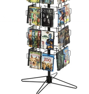 6-<strong>shelf</strong> Commercial <strong>Rotating</strong> Wire DVD <strong>Display</strong> <strong>Racks</strong> cd <strong>Racks</strong> Greeting Card <strong>Display</strong> <strong>Rack</strong> - Product Image 3