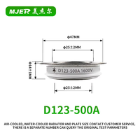 Diodes redresseuses à disque russes D123-500A D133-600A D143-800A D123-500A