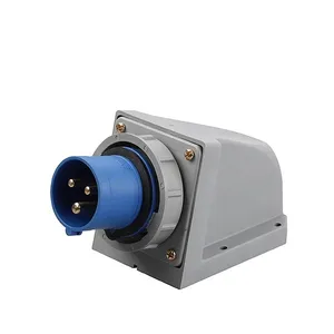 AD Aoda CEE wall mounted appliance inlet 240v 2p+e electrical IP67 waterproof 3pin 32a industrial plug