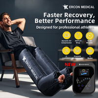 Bottes de compression d'air rechargeables à 6 chambres pour la récupération sportive des athlètes, soulageant les douleurs musculaires