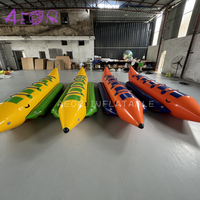 Équipement d'été pour parc aquatique Poisson volant Bananier 5 passagers Banana Boat gonflable