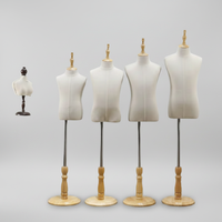 AFELLOW Mannequin de couture en mousse durable avec base métallique, modèle unisexe blanc pour le haut du corps, prix de gros