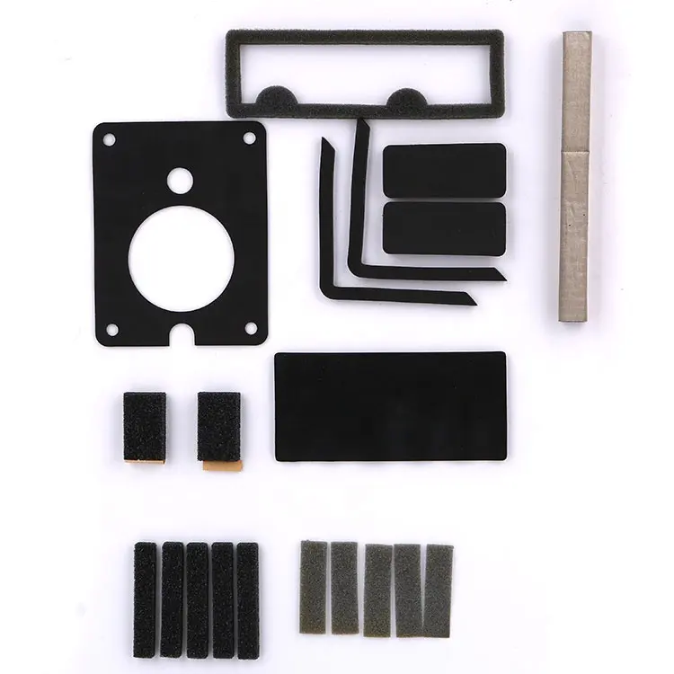 OEM Size Single or Double Side Tape Foam Squares EVA PU Sponge Strong Adhesive Gasket Sheet Custom Foam Die Cut