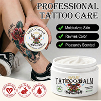 Baume réparateur hydratant et protecteur pour tatouages ELAIMEI Organic Natural, soin après tatouage, prévient la décoloration.
