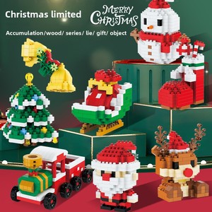 Hot Bán Giáng Sinh Phim Hoạt Hình Xây Dựng Khối Bộ Mini Hành Động Hình Santa Claus Snowman Thả Cây Cho Trẻ Em Đồ Chơi & Quà Tặng - Product Image 3