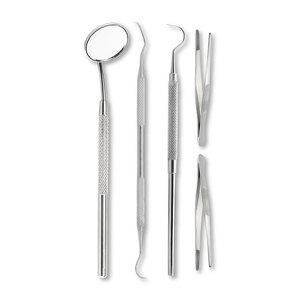 Ensemble de sondes dentaires manuelles en acier inoxydable de haute qualité, instruments dentaires ergonomiques de classe I, dispositif médical professionnel - Product Image 1