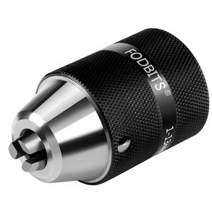 Mandrins de perçage non électriques à surface mate à verrouillage automatique, perceuses à main, mandrins de perçage et de taraudage, interface 1/2-20 3/8-24 - Product Image 1