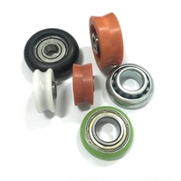 Bearing Plastik Berlapis Karet 608 rs Nylon Pom/nylon/pu Bearing Berlapis Dengan Cincin Dalam Lebih Tinggi Bearing Roller Berlapis Karet