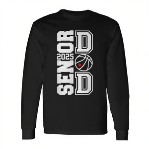 Camiseta de manga larga de baloncesto para papá de un graduado de 2025 - Product Image 2