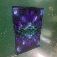 Panneau d'affichage vidéo numérique P30 MM à LED dynamiques, contrôle DMX512, indice de protection IP33, température de couleur réglable
