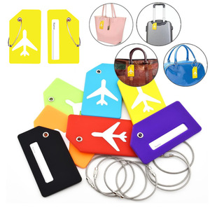 Biểu tượng tùy chỉnh <span class=keywords><strong>PVC</strong></span> du lịch la bàn tăng hành lý <span class=keywords><strong>tag</strong></span> thời trang ID <span class=keywords><strong>tag</strong></span> trong một loạt các màu sắc của hành lý lên máy bay vượt qua thẻ du lịch - Product Image 4