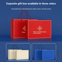 Ensemble Cadeau Personnalisé en Cuir PU avec Batterie Externe, Stylo et Clé USB Gravée – Idéal pour Événements d'Entreprise