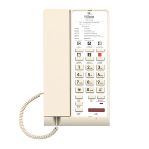 โทรศัพท์โรงแรมหลิงยูดา รุ่น LYD8118 โทรศัพท์แบบกดปุ่มเดียวสำหรับห้องพักแบบมีสาย - Product Image 1
