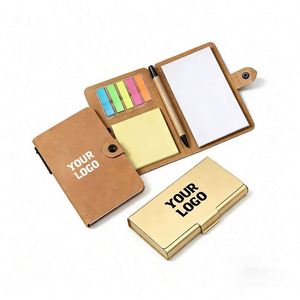 Logo Kraft Notebook With <b>Pen</b> Wholesale Printed Note Pads Sticky Memo Notes Office Stationery Business Promo Gift Custom Gifts - Product Image 1