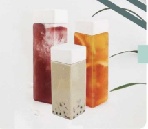 ขวดน้ำผลไม้พลาสติกขนาด11ออนซ์สำหรับสกรูอลูมิเนียมทรงสูงแบบกดเย็นเกรดอาหารสำหรับสัตว์เลี้ยงสั่งพิมพ์โลโก้ได้ตามต้องการ - Product Image 2