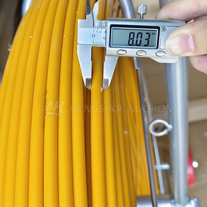 Rodillos guía <span class=keywords><strong>de</strong></span> <span class=keywords><strong>fibra</strong></span> <span class=keywords><strong>de</strong></span> <span class=keywords><strong>vidrio</strong></span> <span class=keywords><strong>de</strong></span> 6 mm y 60 m para conductos, cable <span class=keywords><strong>de</strong></span> 100 m <span class=keywords><strong>de</strong></span> longitud para desatascar tuberías - Product Image 1