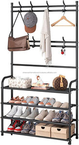 High Quality Metal <b>Shoe</b> Rack Cabinet <b>Storage</b> Organizer Stackable <b>Shoe</b> Stand for Hallway Entryway Home Decor Furniture - Product Image 6