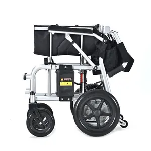 Folding Electric Wheelchair Handicapped Foldable Silla De Ruedas Electrica Electric Wheelchair