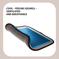 Nouvelle conception ergonomique, coussin de siège en gel, mousse à mémoire de forme, imperméable, écologique, soulagement du coccyx, coussin de chaise de bureau, haute qualité, soulagement des douleurs dorsales