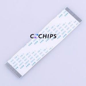 KH-FFC-A1.0-25P-100MM FFC Cable (Flexible Flat Cable) P=1mm Connector 25P 1mm 0.3mm Non-Inverting - Product Image 1