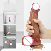S-HANDE Stoßende Flüssigsilikon-Heizdildos, Realistische Große Silikondildos mit Vibration für Frauen und Männer, 12 Zoll