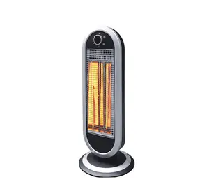 900W carbon fiber heater halogen heater free standing halogen heater with oscillation