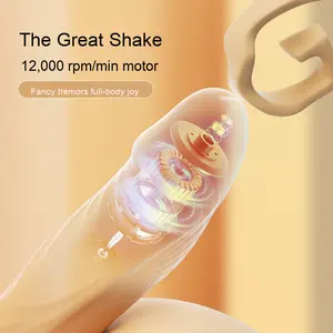 Laile Extra Groot Zacht Vlees Vibrator Sterke Vloeibare Zachte Trillingen Masturbator <span class=keywords><strong>Dildo</strong></span> 'S Voor Vrouwen Volwassen Product Met Glazen Vrouwen - Product Image 3