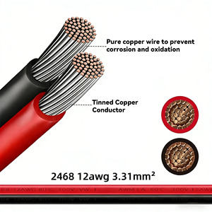 Câble adaptateur de batterie OEM d'usine Amass XT60 XT60H mâle vers XT60i femelle 12AWG pour station d'alimentation portable et système de stockage d'énergie - Product Image 4