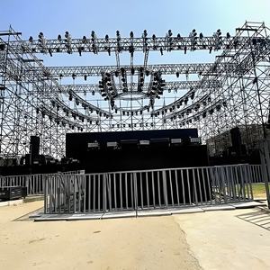 Plataforma de escenario de música de concierto al aire libre portátil diseño cuadrado armazón de aleación de aluminio para eventos modelo escenario de música de concierto al aire libre - Product Image 1