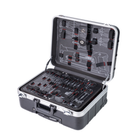 Mallette rigide en aluminium de conception OEM, mallette argentée portable, mallette de transport en aluminium pour instruments et équipements